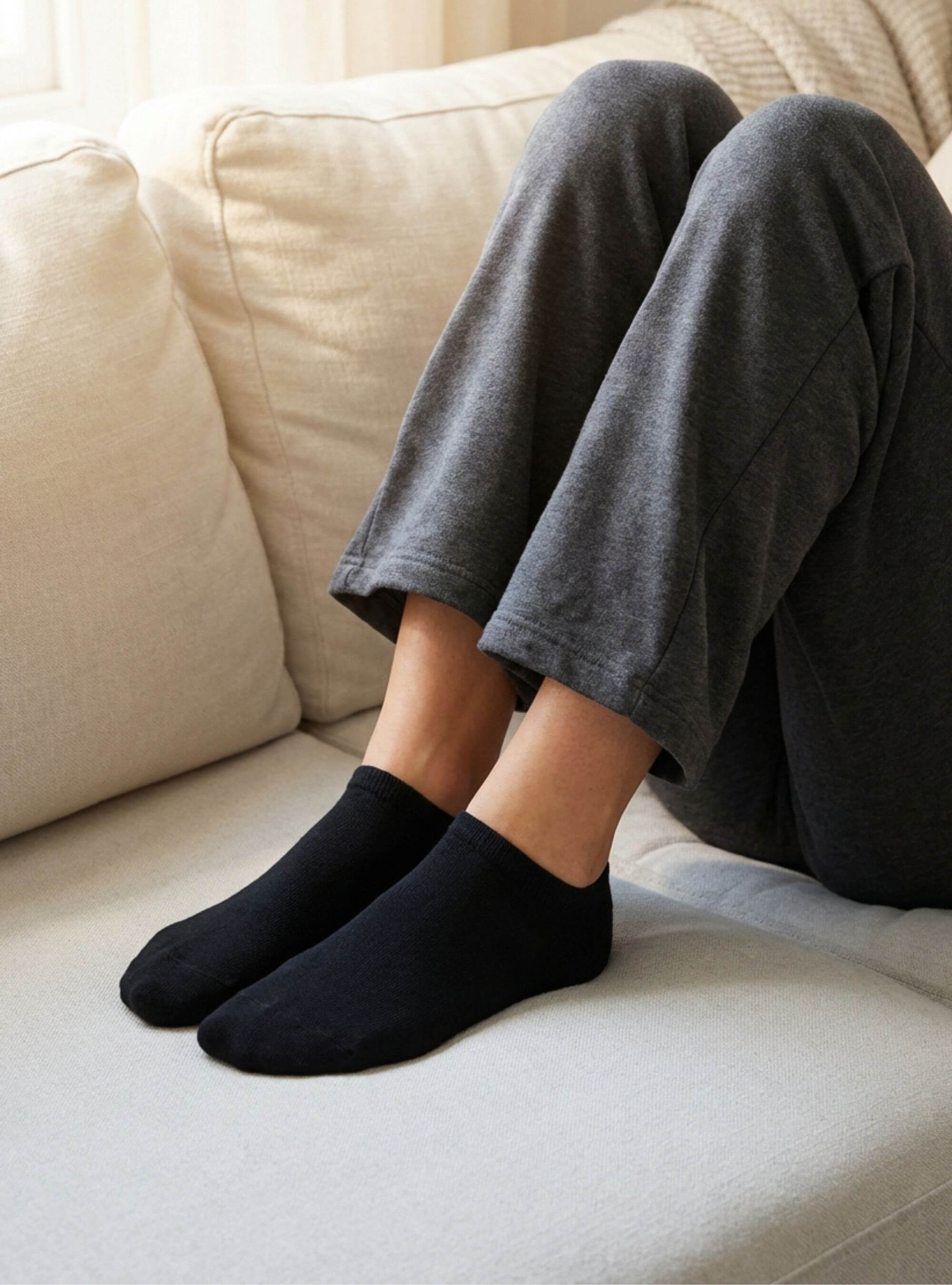 Bio-Essentials Low Schwarz 3-Pack