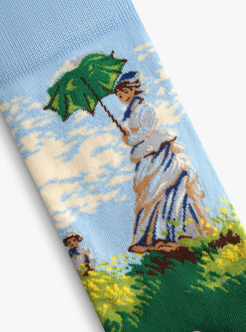 Frau mit Sonnenschirm