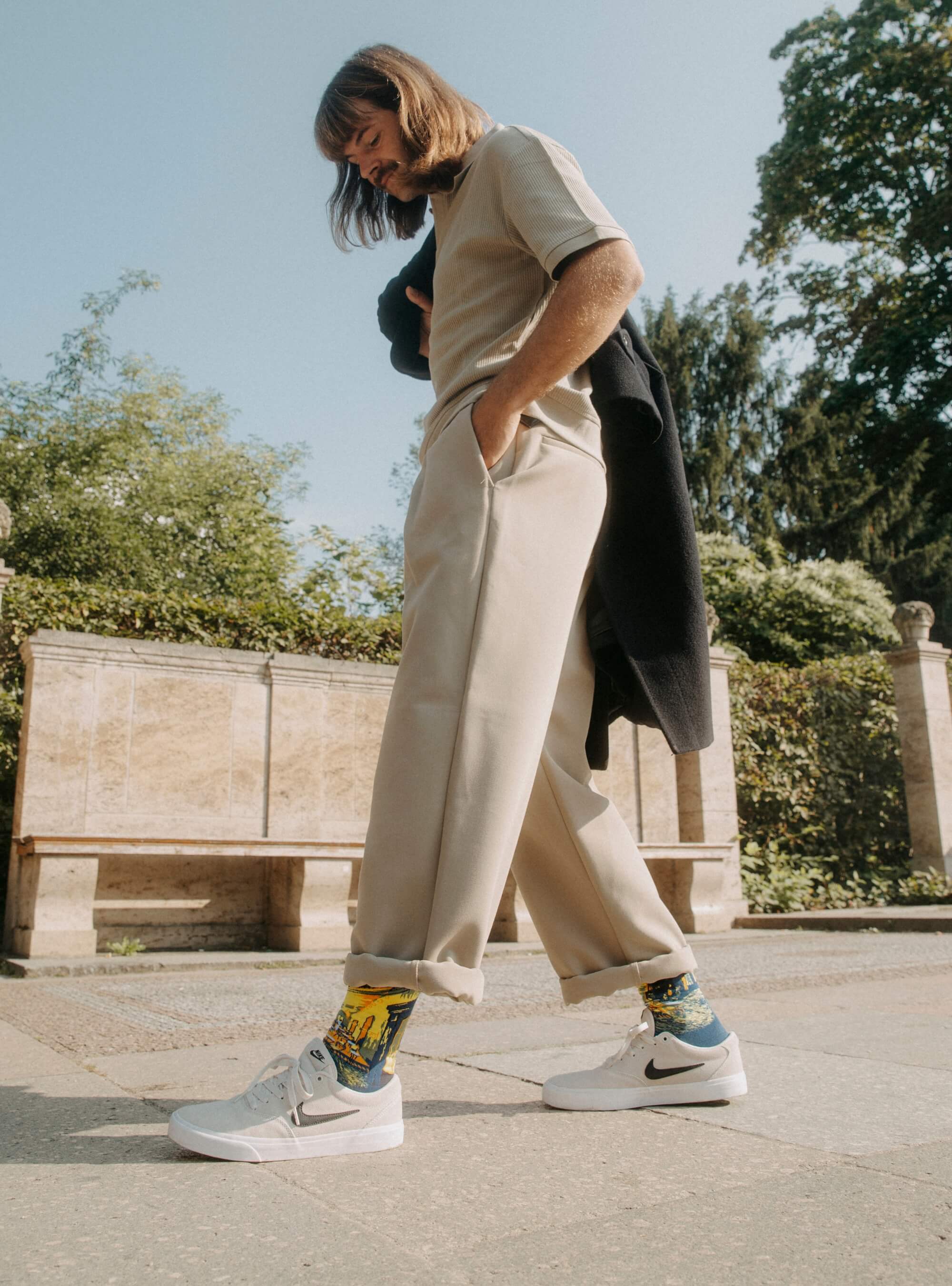 Caféterras bei Nacht