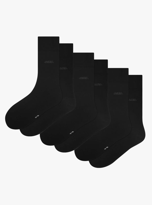 Bio-Essentials Crew Schwarz 3er-Pack