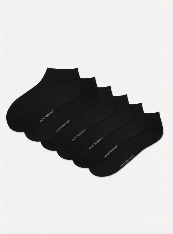 Bio-Essentials Low Schwarz 3er-Pack
