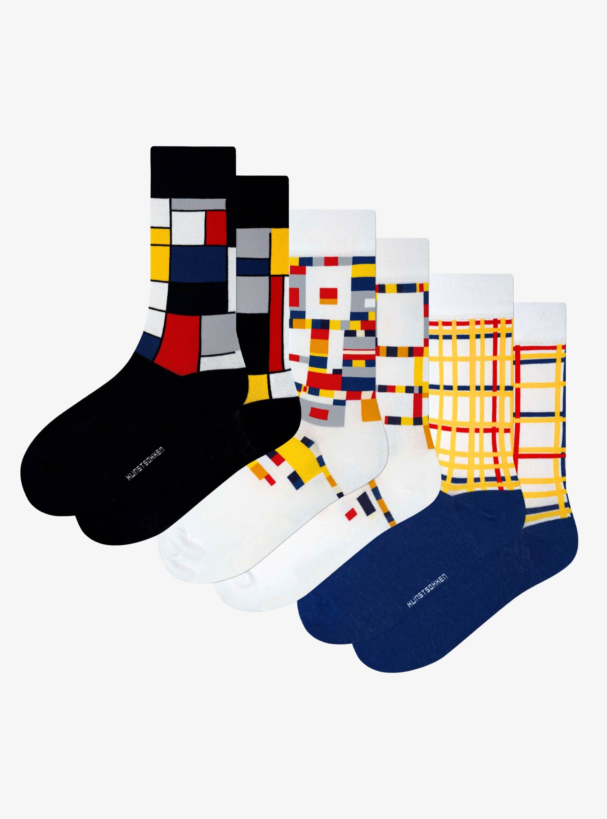 Mondrian Geschenkbox 3er-Pack