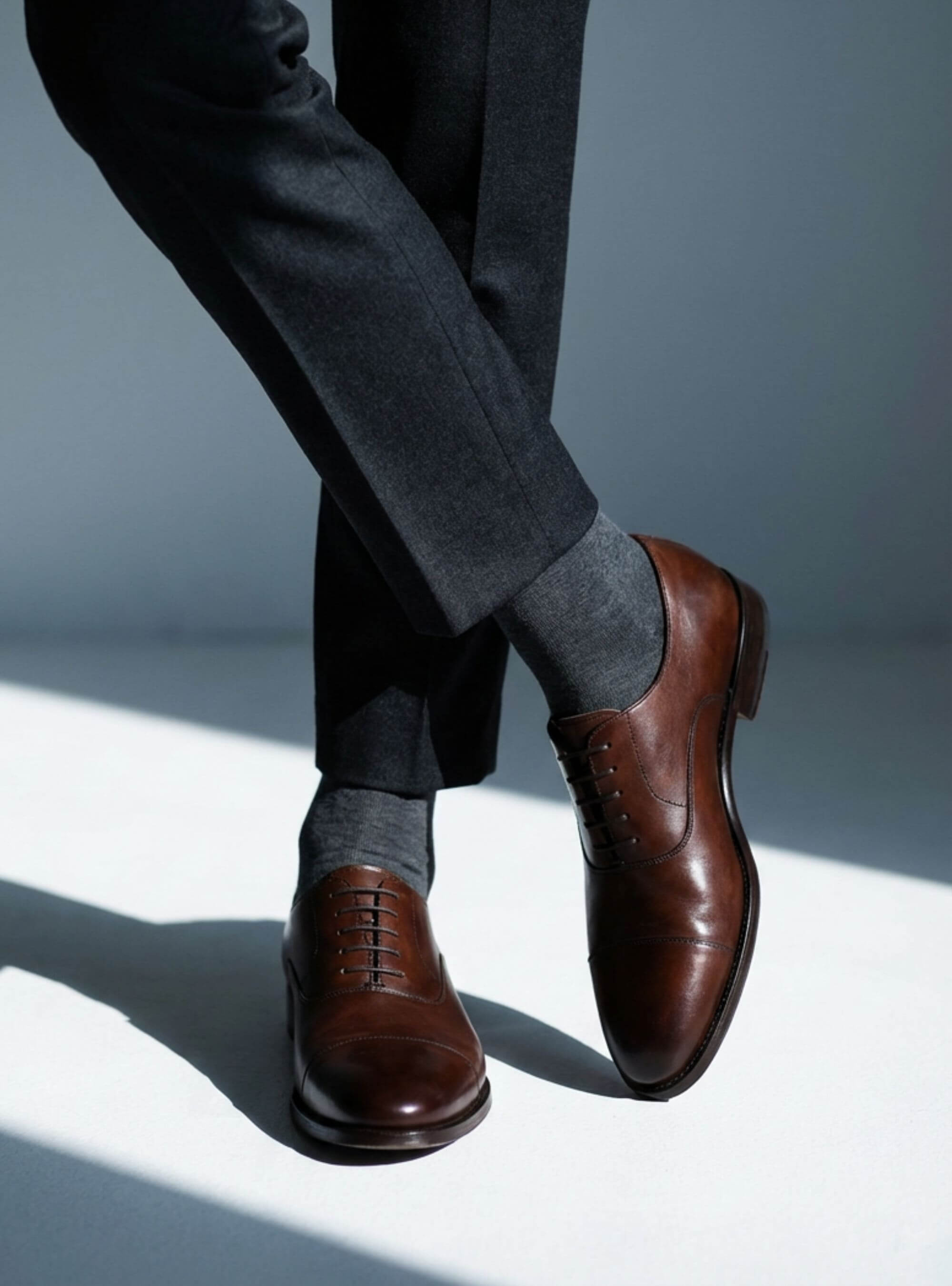 Bio-Essentials Crew Dunkelgrau 3-Pack