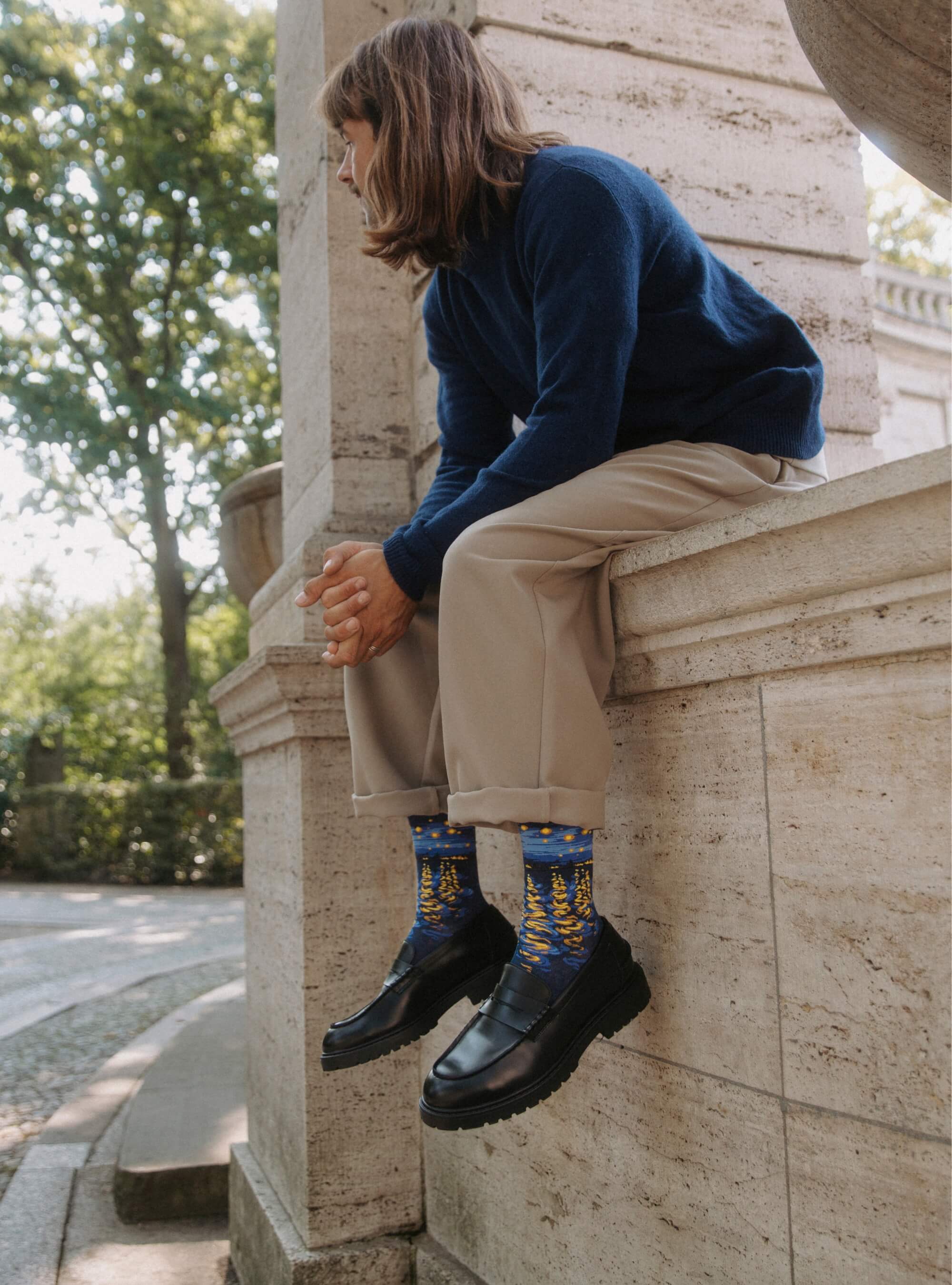 Sternennacht über der Rhône