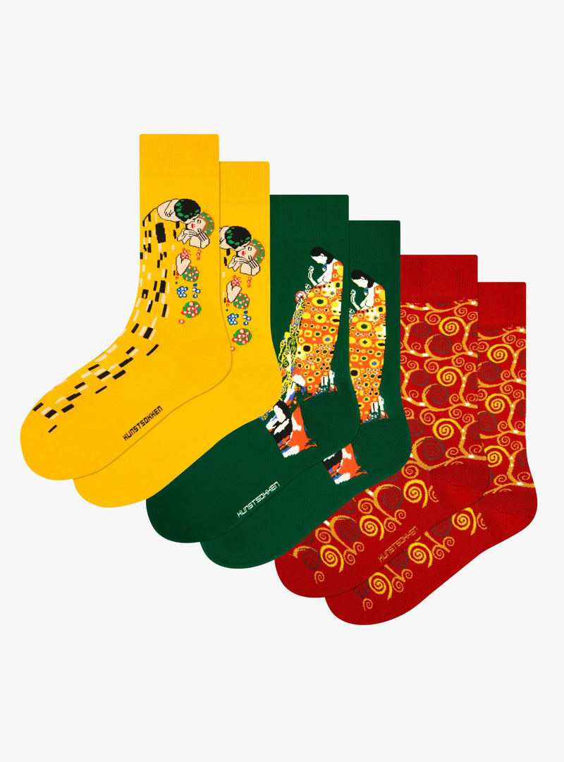Klimt Geschenkbox 3er-Pack