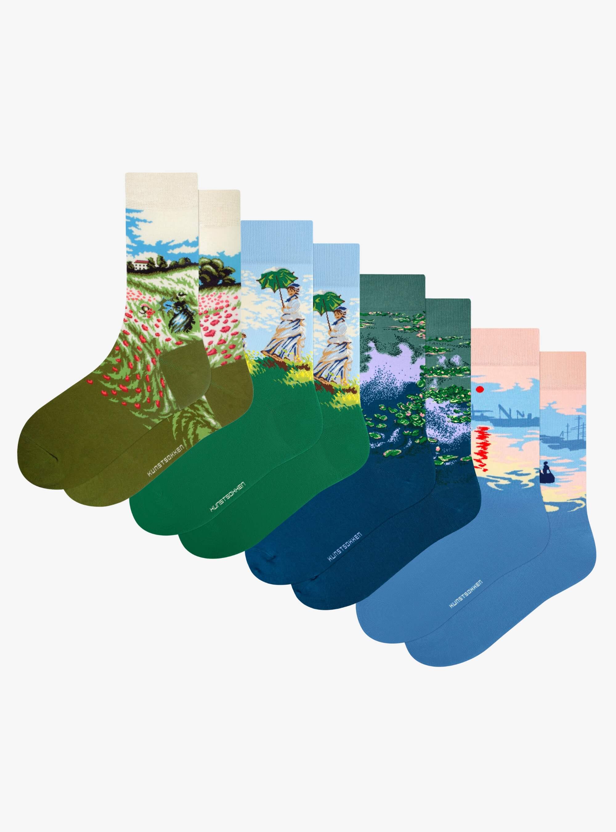 Claude Monet 4er-Pack