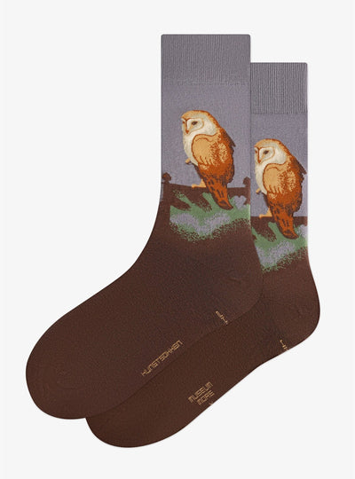 Large Owl on a Screen