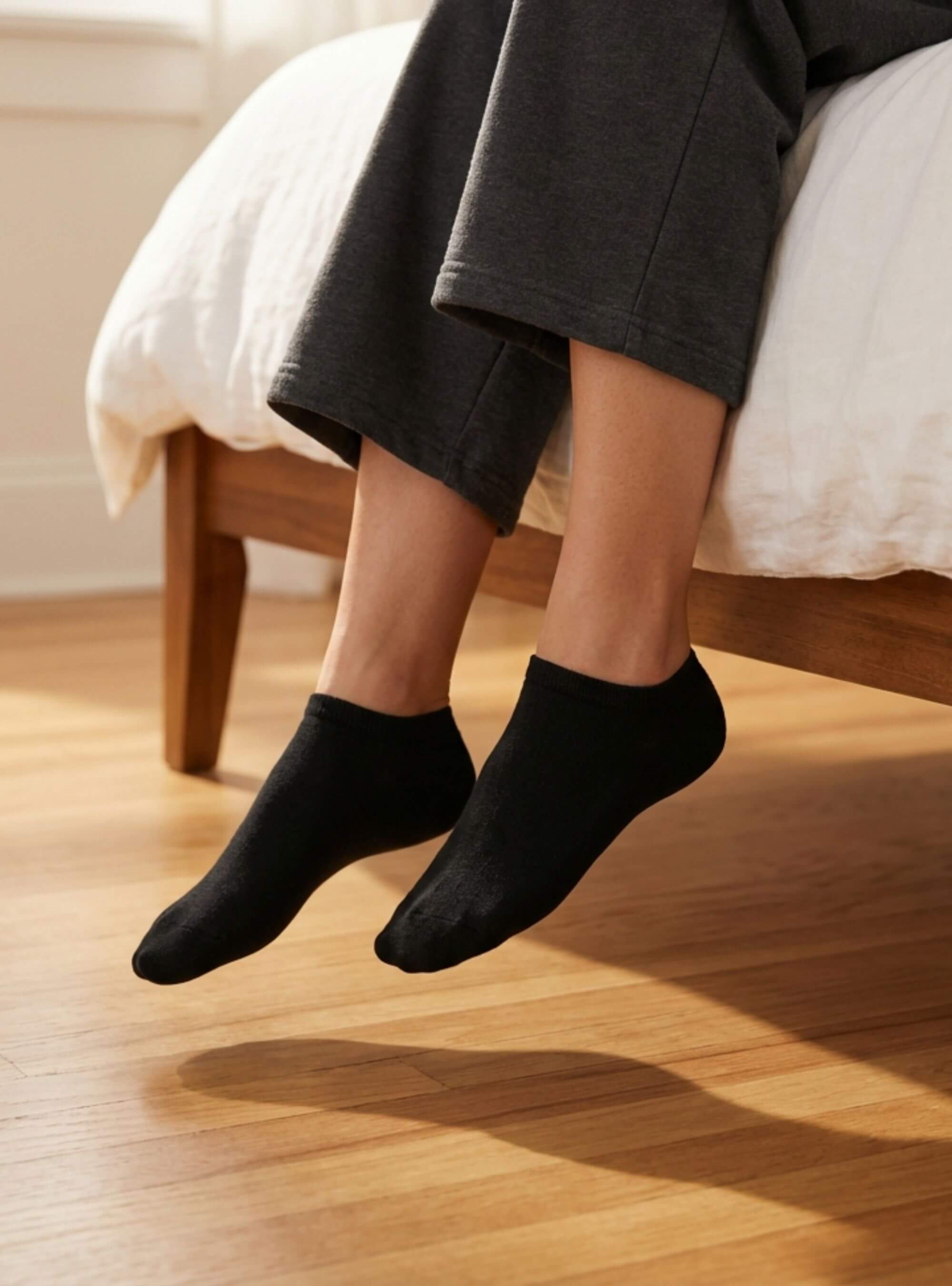 Bio-Essentials Low Schwarz 3-Pack