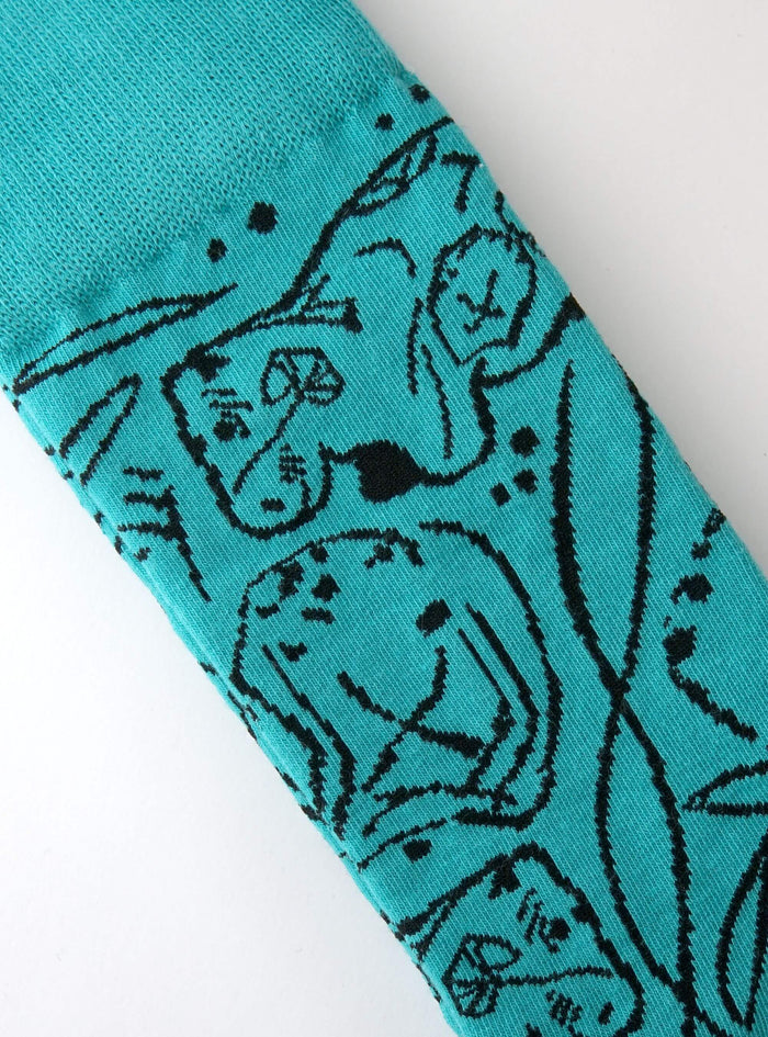 Up close: every square is a stitch.
