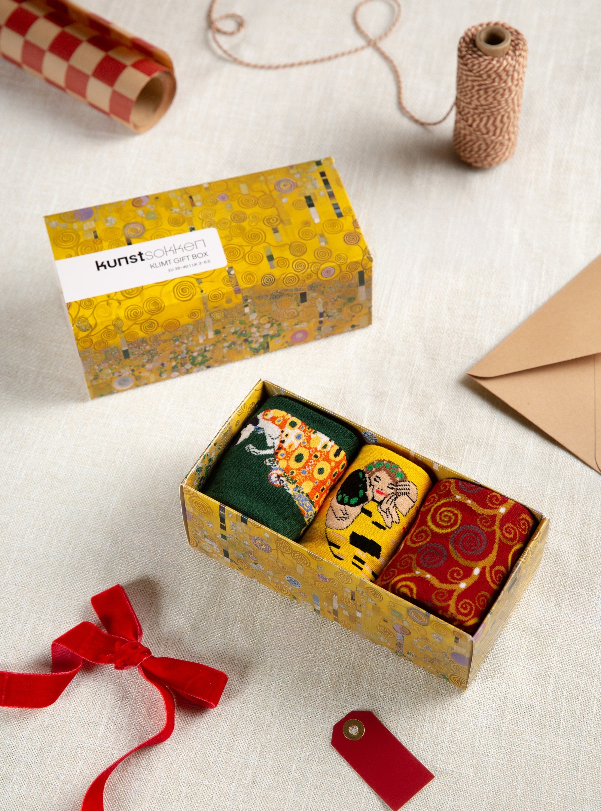 Klimt Geschenkbox 3er-Pack