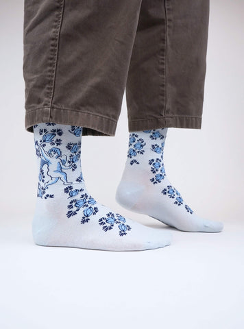 Delfter Blau Blumenhalter