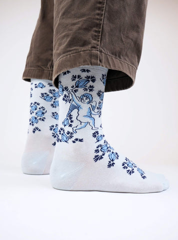 Delfter Blau Blumenhalter