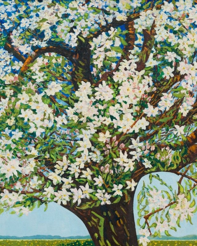 Beemster, Arbre en fleurs, 1943. Collection du musée MORE.