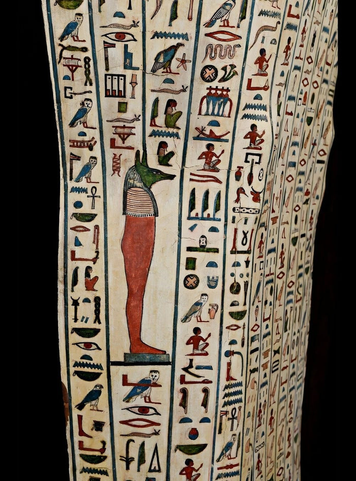 Duamutef, on the side of the sarcophagus.